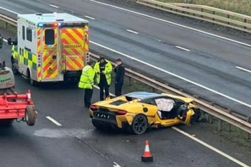 Siêu xe Lamborghini Temerario gặp tai nạn đầu tiên trên thế giới
