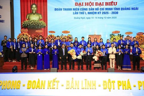 Tuổi trẻ Quảng Ngãi 'Tiên phong - Đoàn kết - Bản lĩnh - Đột phá - Phát triển'