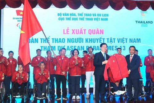 Đoàn Thể thao người khuyết tật Việt Nam quyết tâm chinh phục đỉnh cao tại Thái Lan