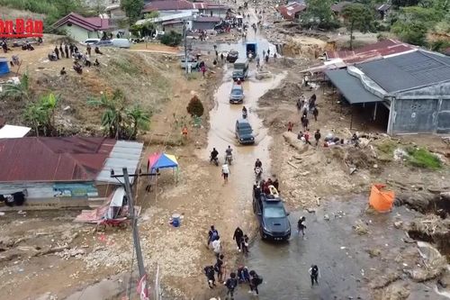 Indonesia cần 2 đến 3 tháng để khắc phục hậu quả mưa lũ tại Sumatra