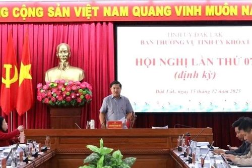 Tốc độ tăng trưởng GRDP năm 2025 tỉnh Đắk Lắk ước đạt 6,68%
