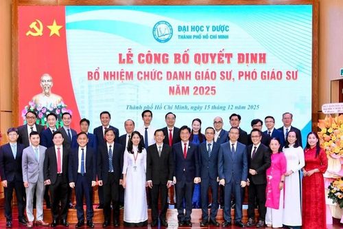 Bệnh viện Đại học Y dược Thành phố Hồ Chí Minh có 5 tân Giáo sư, Phó Giáo sư