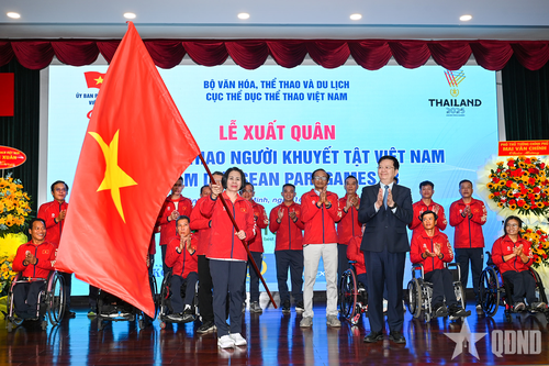 Đoàn Thể thao người khuyết tật Việt Nam xuất quân tham dự ASEAN Para Games 13