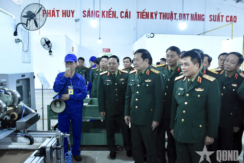 Thượng tướng Lê Huy Vịnh: Đẩy mạnh ứng dụng công nghệ, thông minh hóa trong vận hành kho vũ khí đạn