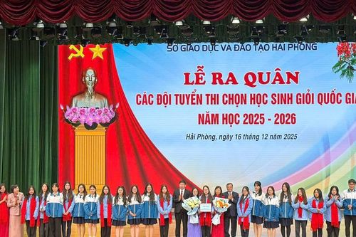 Hải Phòng ra quân các đội tuyển thi chọn học sinh giỏi quốc gia
