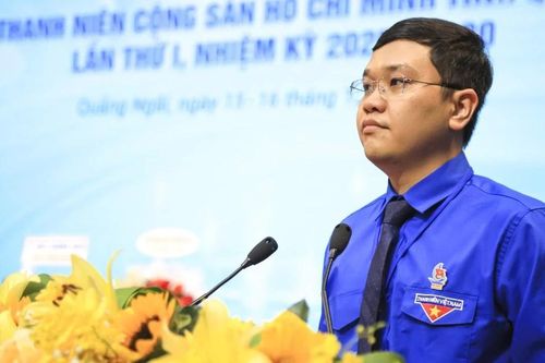 Anh Nguyễn Văn Mạnh làm Bí thư Tỉnh Đoàn Quảng Ngãi khóa I