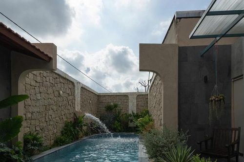 Thiết kế nhà phố 400m2 có hồ bơi