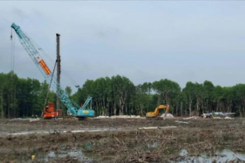 Mặt bằng sạch tuyến cao tốc Cà Mau - Đất Mũi đã đạt 95%