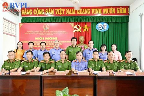 VKSND Khu vực 1 tỉnh Tây Ninh ký Quy chế phối hợp với Công an cấp xã