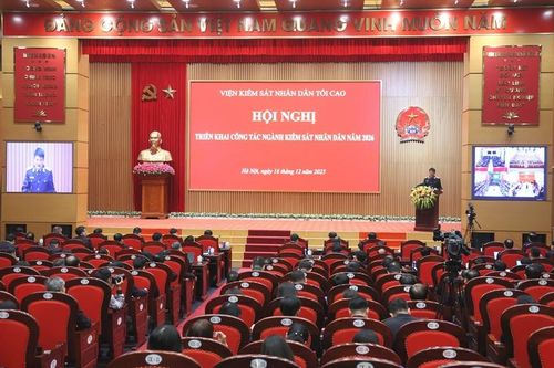 Toàn cảnh Hội nghị triển khai công tác ngành Kiểm sát nhân dân năm 2026