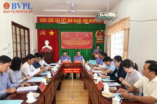 VKSND Khu vực 10 TP Cần Thơ ký Quy chế phối hợp thực hiện Nghị quyết 205