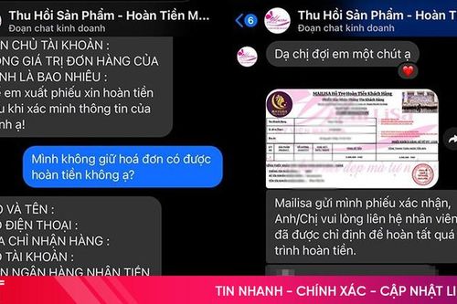 Cảnh giác với 'ma trận' fanpage mạo danh Thẩm mỹ viện Mailisa hỗ trợ hoàn tiền