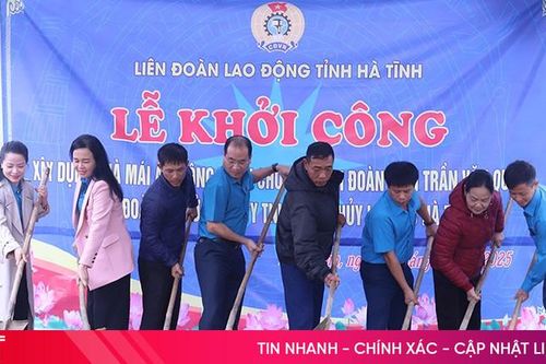 Khởi công 'Mái ấm công đoàn' cho đoàn viên hoàn cảnh khó khăn