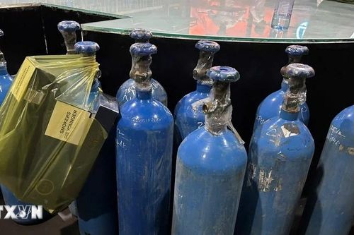 Quảng Ninh: Phát hiện các vụ vận chuyển trái phép khí cười
