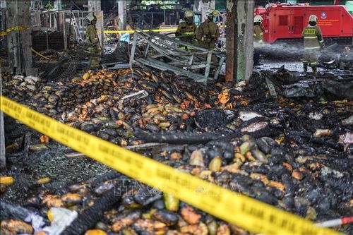 Hỏa hoạn tàn phá chợ đầu mối nổi tiếng của Indonesia
