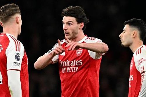 Biến động phòng thay đồ Arsenal, Declan Rice và dàn sao nổi giận
