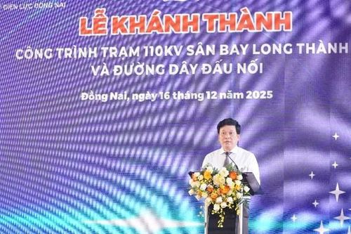 Khánh thành Trạm biến áp 110kV và đường dây đấu nối cấp điện cho sân bay Long Thành