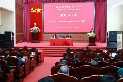 Xã Thiệu Hóa triển khai nhiệm vụ năm 2026