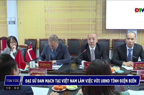 Đại sứ Đan Mạch tại Việt Nam làm việc với UBND tỉnh Điện Biên