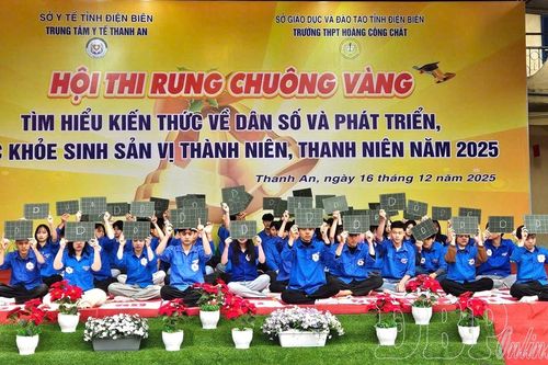 Hội thi Rung chuông vàng - Tìm hiểu kiến thức về dân số và phát triển