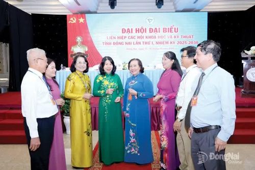 CHÀO MỪNG ĐẠI HỘI ĐẠI BIỂU LIÊN HIỆP CÁC HỘI KHOA HỌC VÀ KỸ THUẬT TỈNH ĐỒNG NAI LẦN THỨ I, NHIỆM KỲ 2025-2030 Tiến sĩ Hoàng Thị Bích Hằng, Chủ tịch Liên hiệp Các hội khoa học và kỹ thuật tỉnh Đồng Nai: Khơi dậy niềm tự hào, khát vọng cống hiến, tinh thần 