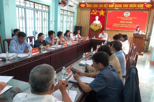 Cụm thi đua số 1, Hội Nông dân tỉnh Khánh Hòa tổ chức bình xét thi đua