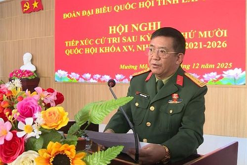 Đoàn Đại biểu Quốc hội tỉnh: Tiếp xúc cử tri xã Mường Mô
