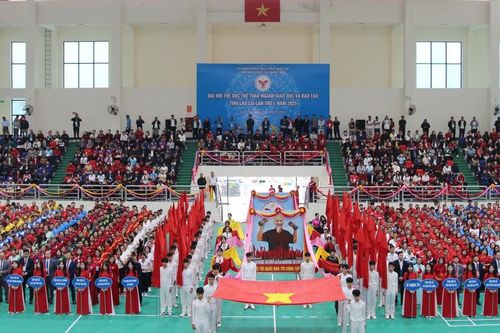 Khai mạc Đại hội Thể dục Thể thao ngành Giáo dục và Đào tạo tỉnh Lào Cai lần thứ I, năm 2025