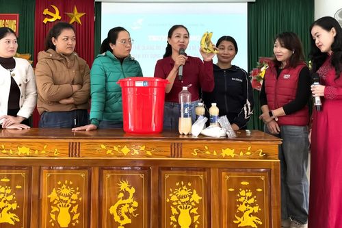 Phát huy vai trò của phụ nữ trong công tác bảo vệ môi trường