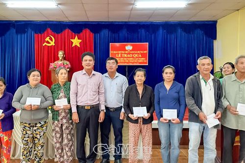 Hưng Mỹ trao quà hỗ trợ hộ nghèo, cận nghèo bị ảnh hưởng thiên tai