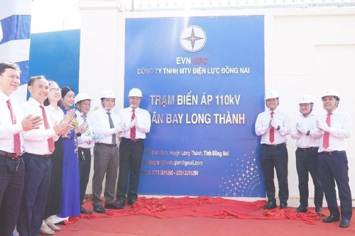 Điện lực Miền Nam khánh thành Trạm biến áp 110kV sân bay Long Thành