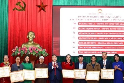 Phúc Sơn tổng kết công tác Mặt trận và các đoàn thể chính trị - xã hội năm 2025