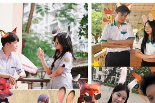 Teen đu trend 'bộ đôi cộng sự' Nick - Judy, tạo ra bộ ảnh thanh xuân cưng xỉu