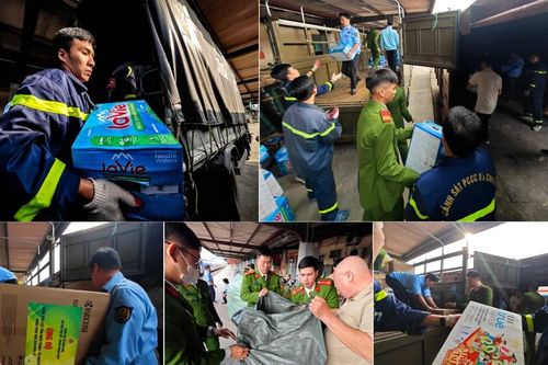 Thêm chuyến tàu nghĩa tình - 'mệnh lệnh từ trái tim' người chiến sĩ Công an Thủ đô hướng về vùng lũ