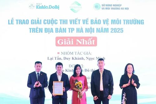 Nhiều tác giả đạt giải Cuộc thi viết về Bảo vệ môi trường Thành phố Hà Nội năm 2025