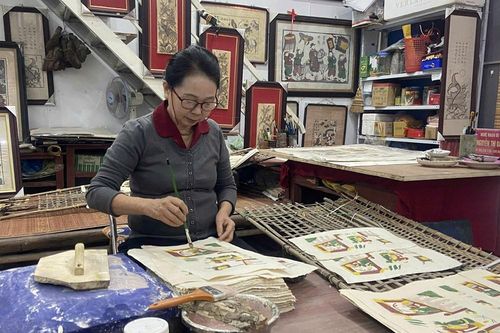Niềm vui và tâm tư của nghề làm tranh dân gian Đông Hồ