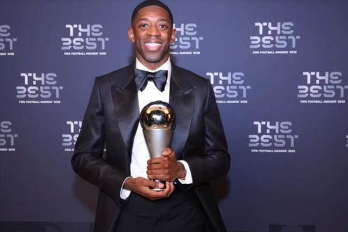 Dembele giành danh hiệu Cầu thủ nam xuất sắc nhất năm của FIFA