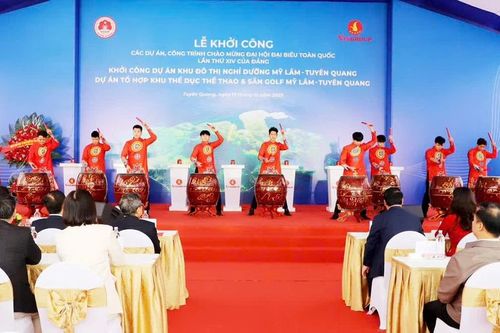 Tuyên Quang khởi công nhiều dự án chào mừng Đại hội đại biểu toàn quốc lần thứ XIV của Đảng
