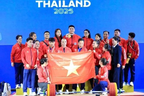 Cử tạ Việt Nam tỏa sáng ở ngày thi đấu cuối cùng