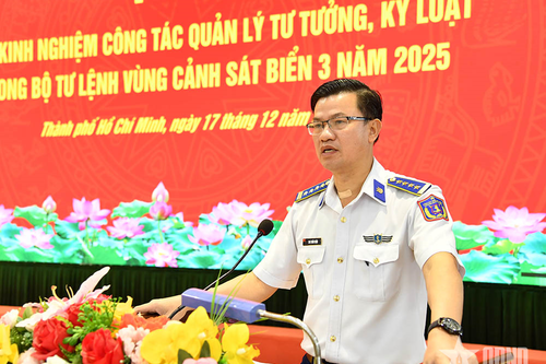 Bộ tư lệnh Vùng Cảnh sát biển 3: Công tác nắm, dự báo, định hướng và giải quyết tư tưởng được triển khai chặt chẽ, đúng quy trình