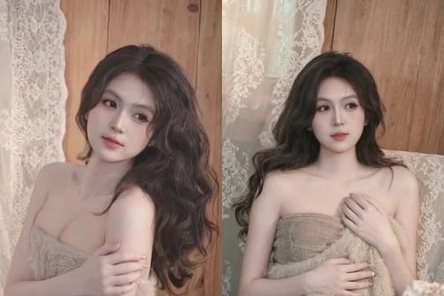 'Cô giáo tiểu học xinh đẹp nhất Sài thành' khoe làn da trắng bóc