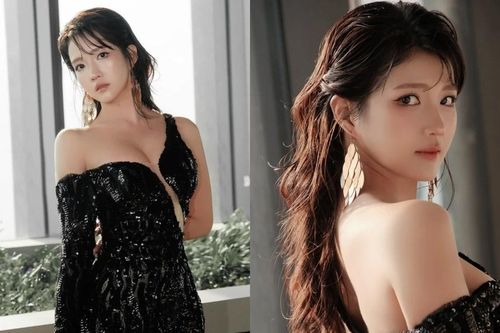 'Hot girl trà sữa' Kiều Trinh Xíu khoe vẻ lộng lẫy trong bộ váy ren đen