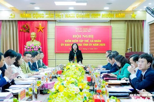 Bí thư Tỉnh ủy Nguyễn Khắc Thận dự, chỉ đạo kiểm điểm tập thể lãnh đạo Ủy ban Kiểm tra Tỉnh ủy