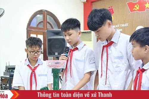 Thanh Hóa: 2 nhóm tác giả đoạt giải Cuộc thi sáng tạo dành cho thanh thiếu niên, nhi đồng toàn quốc lần thứ 21