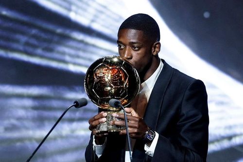 Dembele giành danh hiệu cầu thủ nam xuất sắc nhất năm của FIFA