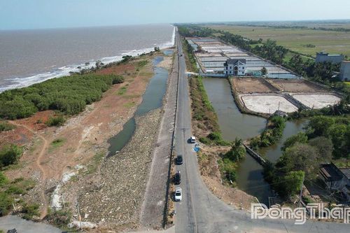 Đồng Tháp: Gần 336 tỷ đồng đầu tư Dự án xói lở bờ biển Gò Công đoạn từ cầu Rạch Bùn đến Đèn Đỏ