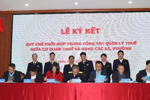 Ký kết quy chế phối hợp trong công tác quản lý thuế
