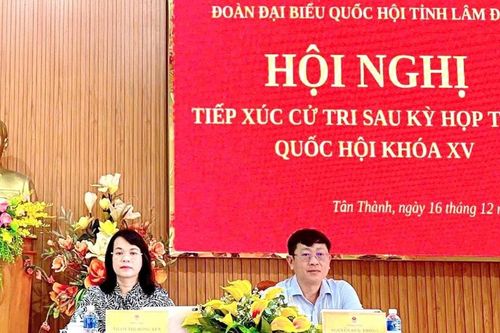 ĐBQH Lâm Đồng tiếp xúc cử tri xã Tân Thành