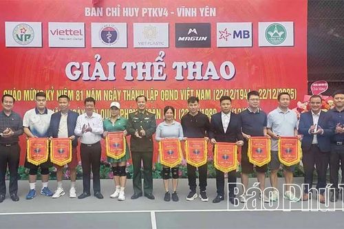 Sôi nổi giải thể thao chào mừng 81 năm Ngày thành lập Quân đội nhân dân Việt Nam