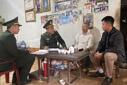 Đồn Biên phòng Cửa khẩu Sóc Giang tuyên truyền cho 598 lượt người dân biên giới